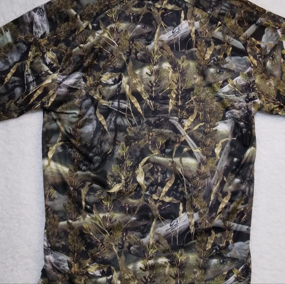 Fishouflage Men's Polo Large - Picture 4 of 5